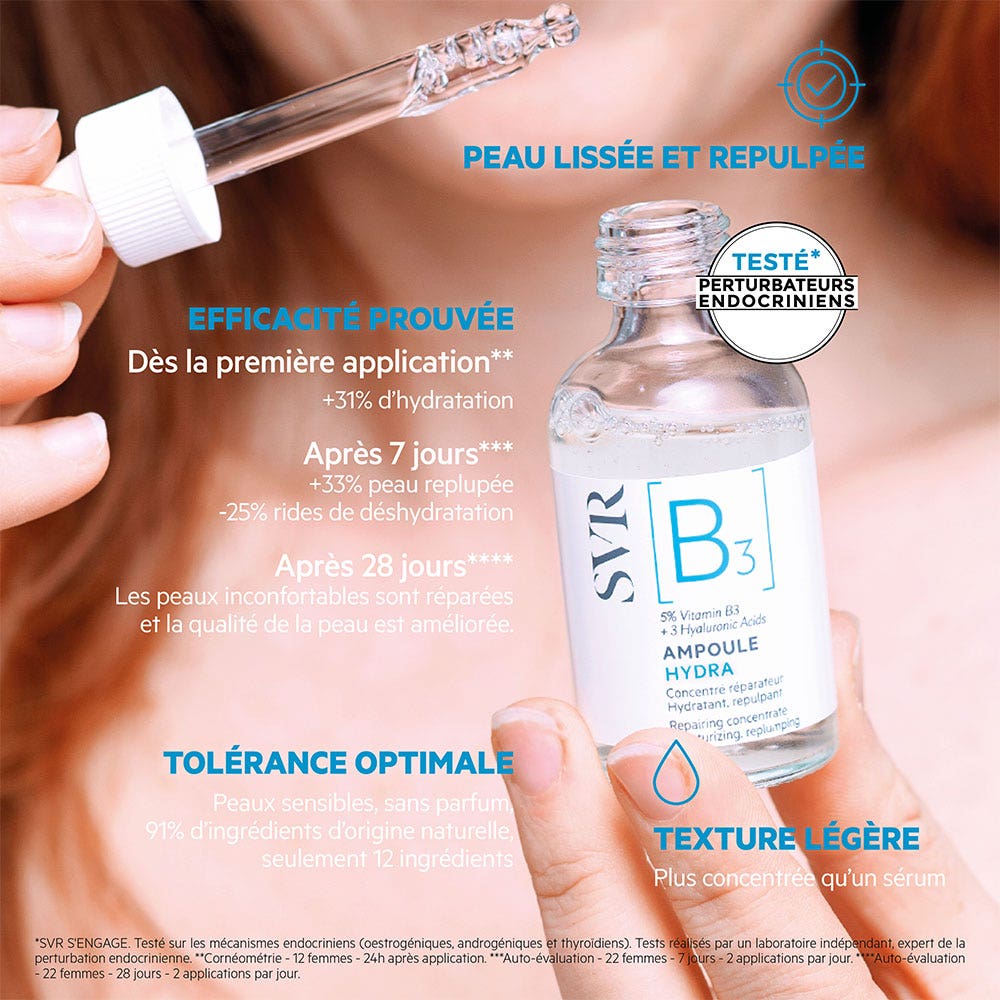 SVR Ampoule [B3] Hydra Repairing Concentrate 30ml (1.01fl oz)