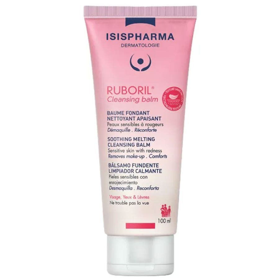 Isispharma Ruboril Baume Nettoyant Apaisant Peaux Sensibles avec Rougeurs 100 ml (3,38 fl oz) 