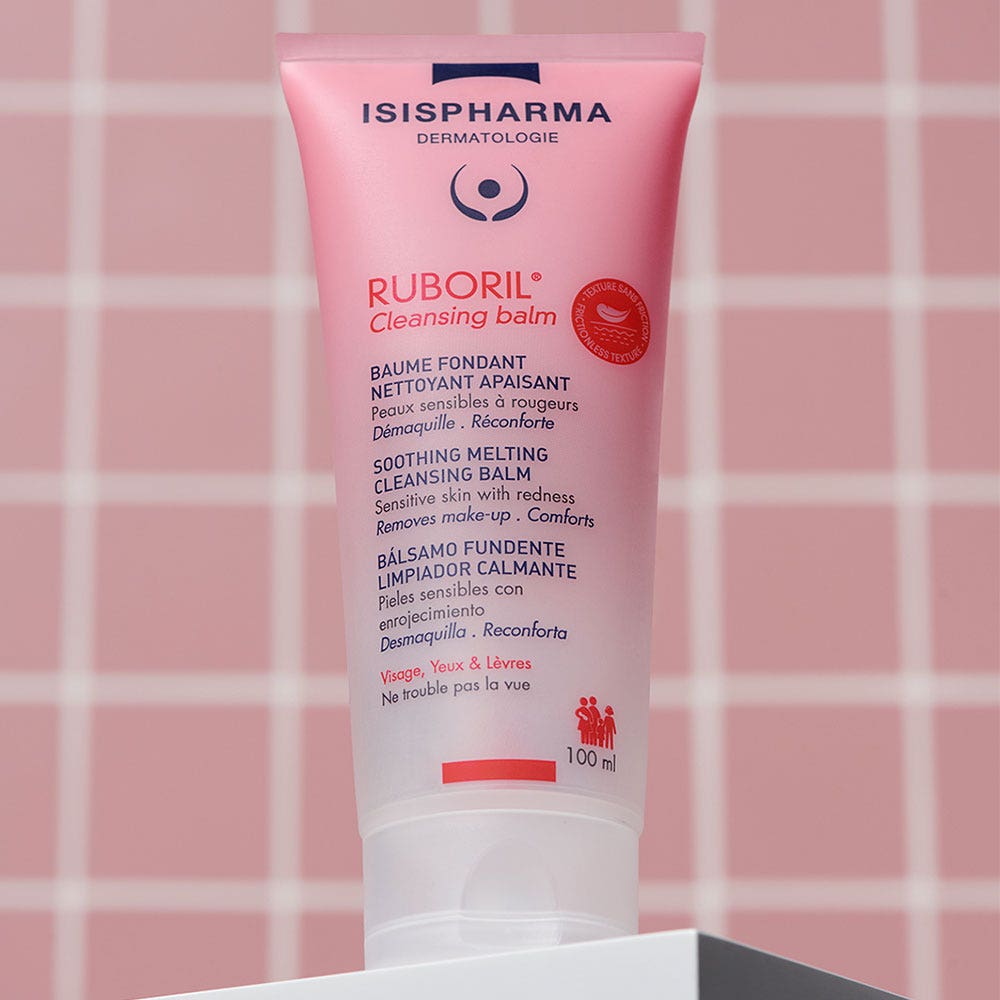 Isispharma Ruboril Soothing Cleansing Balm Sensitive Skin with Redness 100ml (3.38fl oz)