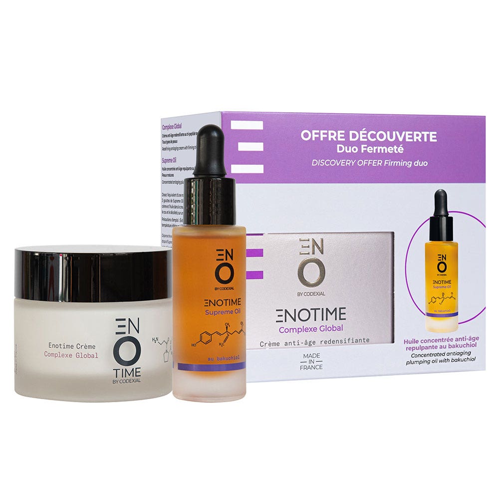 Eno Laboratoire Codexial Enotime Global + Supreme Oil Firmness Complex - Ensemble de soins anti-âge