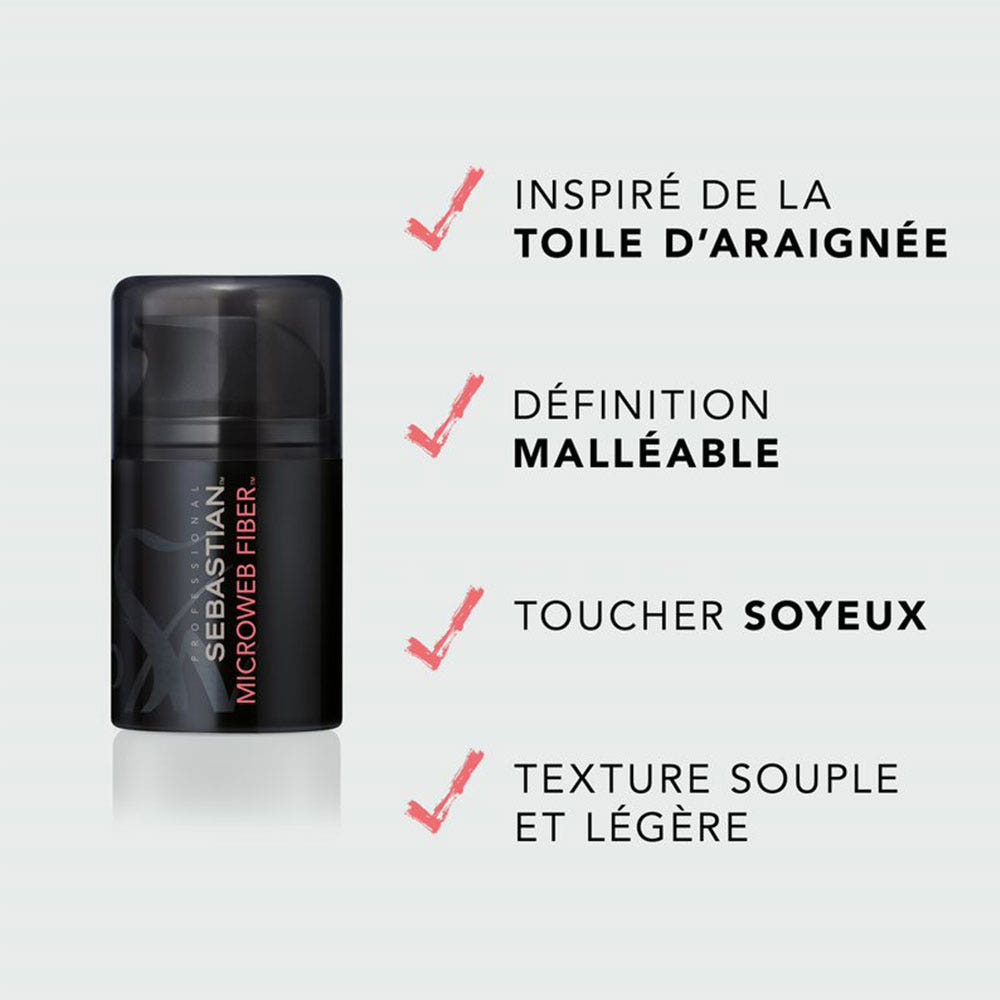Sebastian Professional Microweb Fiber Soft texturiser all hair types 45ml (1.52fl oz)