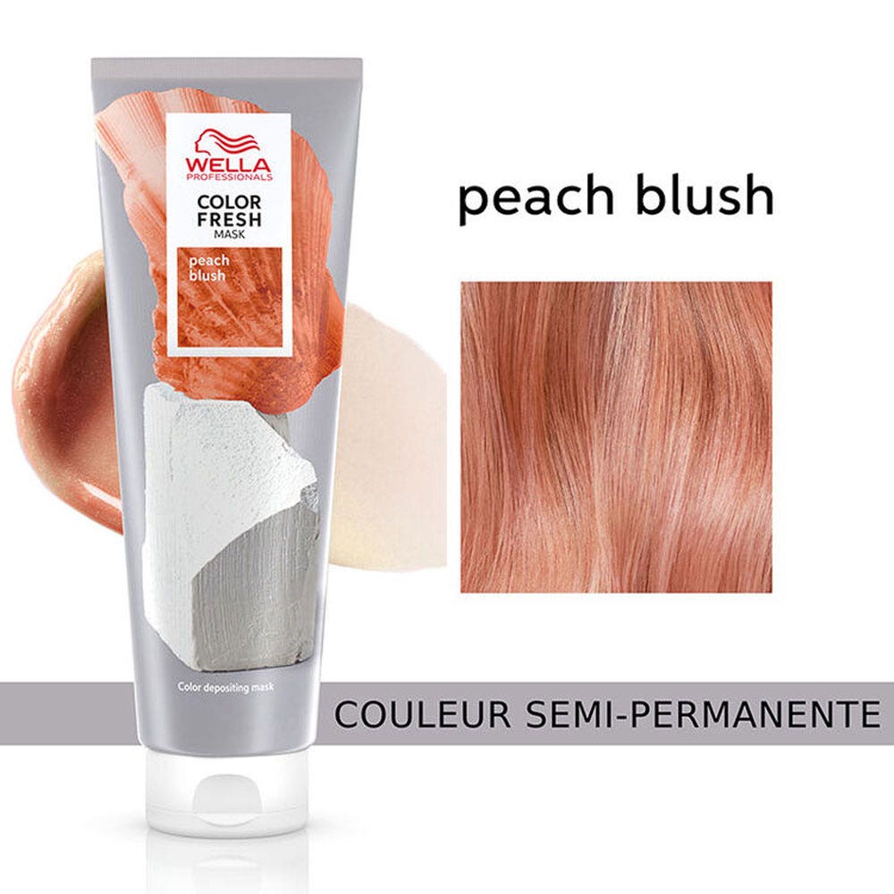 Wella Professionals Color Fresh Mask Peach Blush temporary Colouring Masks 150ml (5.07fl oz)