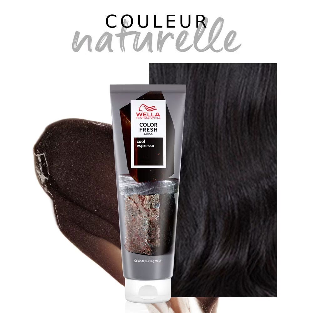 Wella Professionals Color Fresh Mask Cool Espresso temporary Colouring Masks 150ml (5.07fl oz)