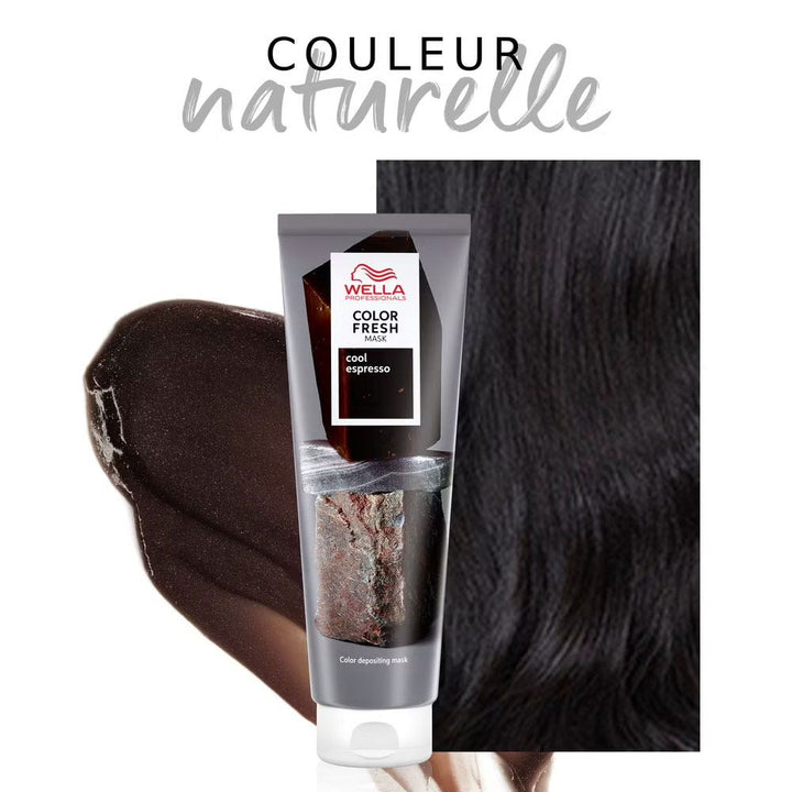 Wella Professionals Color Fresh Mask Cool Espresso temporary Colouring Masks 150ml (5.07fl oz)