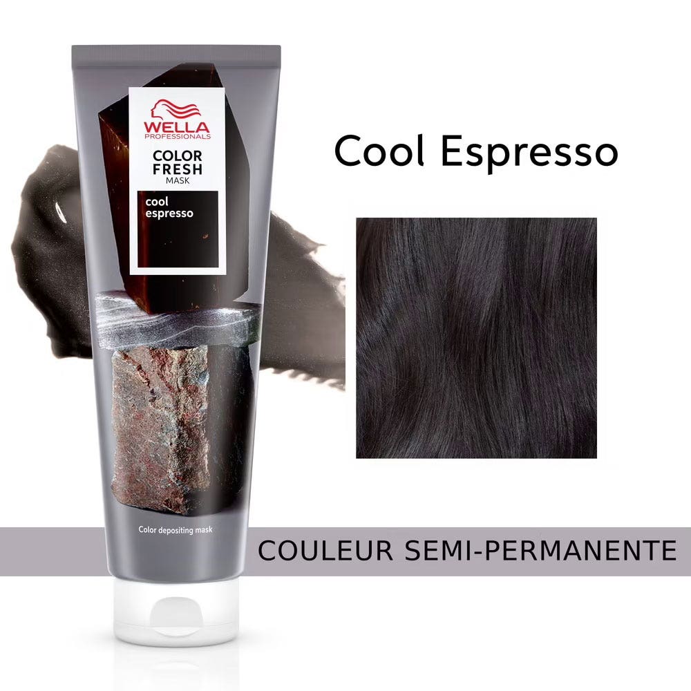 Wella Professionals Color Fresh Mask Cool Espresso temporary Colouring Masks 150ml (5.07fl oz)