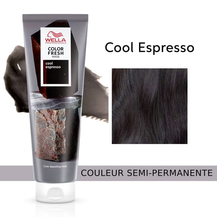 Wella Professionals Color Fresh Mask Cool Espresso temporary Colouring Masks 150ml (5.07fl oz)