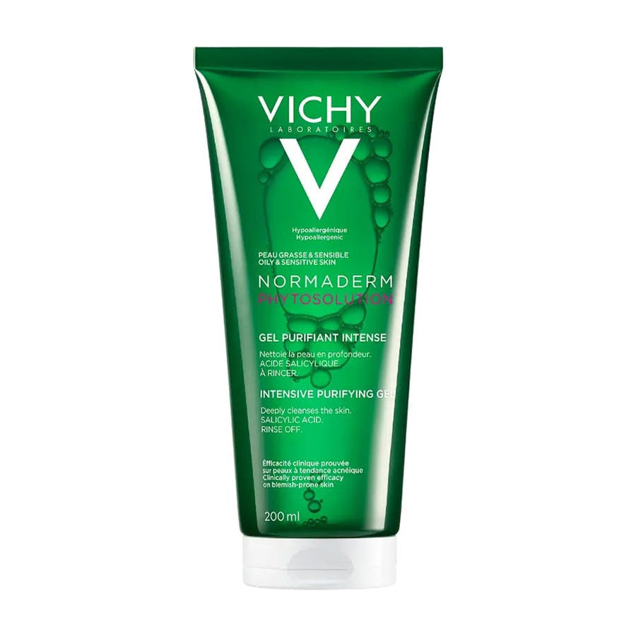 Vichy Normaderm Phytosolution Gel Purifiant Intense Peaux à Tendance Acnéique 200 ml 