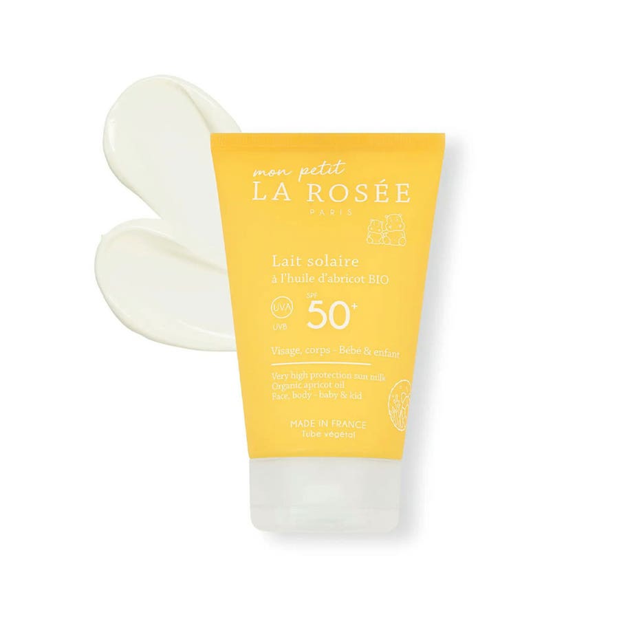 LA ROSÉE Baby Sunscreens SPF50+ Milk Face and Body from birth 125ml (4.22fl oz)