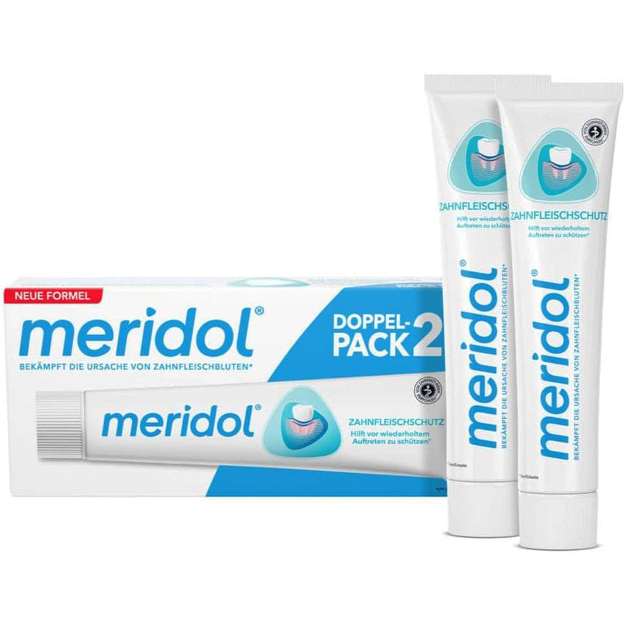 Dentifrice Meridol Protection des Gencives 75 ml x2 (2,53 fl oz x2) 