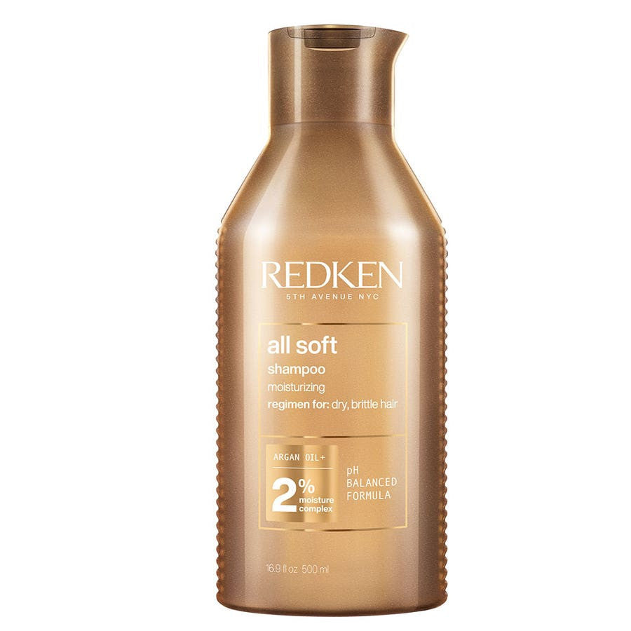 Redken All Soft Shampooing hydratant Cheveux secs et rêches 500 ml (16,90 fl oz) 