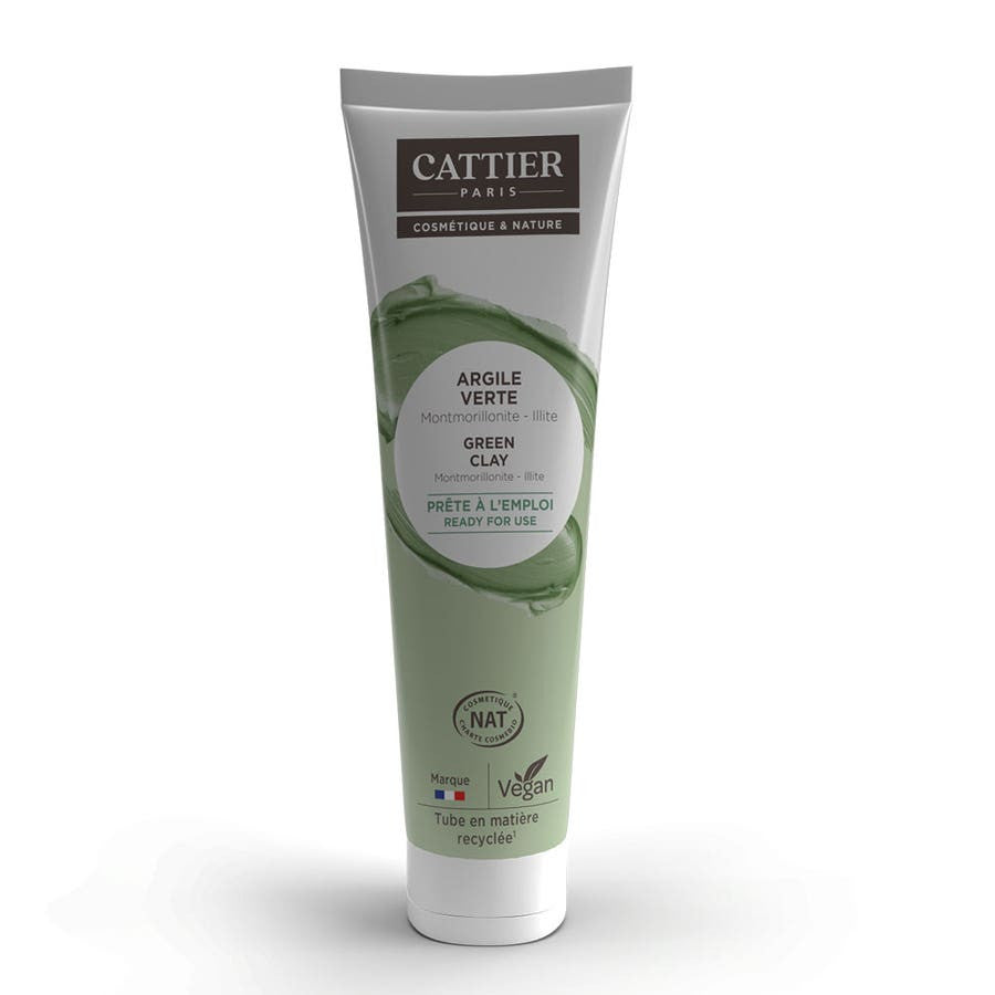 Cattier Ready For Use Green Clay for Combination to Oily Skin 400g (14.10 oz)