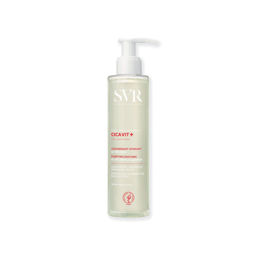 Svr Cicavit+ GEL SAVONNANT Gel assainissant apaisant ultra-doux 200 ml (6,76 fl oz) 