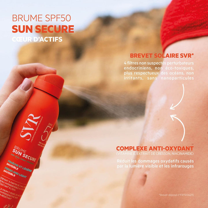 Svr Sun Secure Brume Fraîche et Légère Invisible SPF50+ 200ml (6.76fl oz)