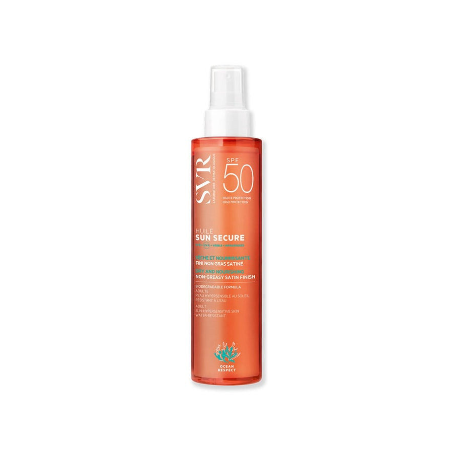 Huile sèche satinée SVR Sun Secure SPF50 200 ml 