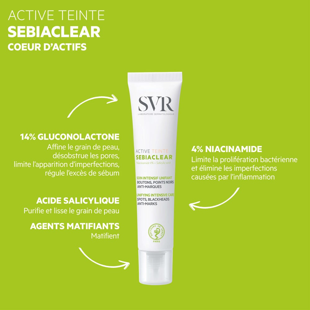 Svr Sebiaclear Unifying Tinted Intenstive Anti-blemish treatment 40ml (1.35fl oz)