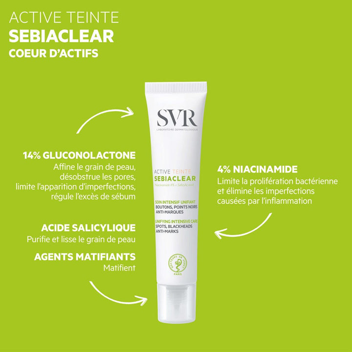 Svr Sebiaclear Unifying Tinted Intenstive Anti-blemish treatment 40ml (1.35fl oz)