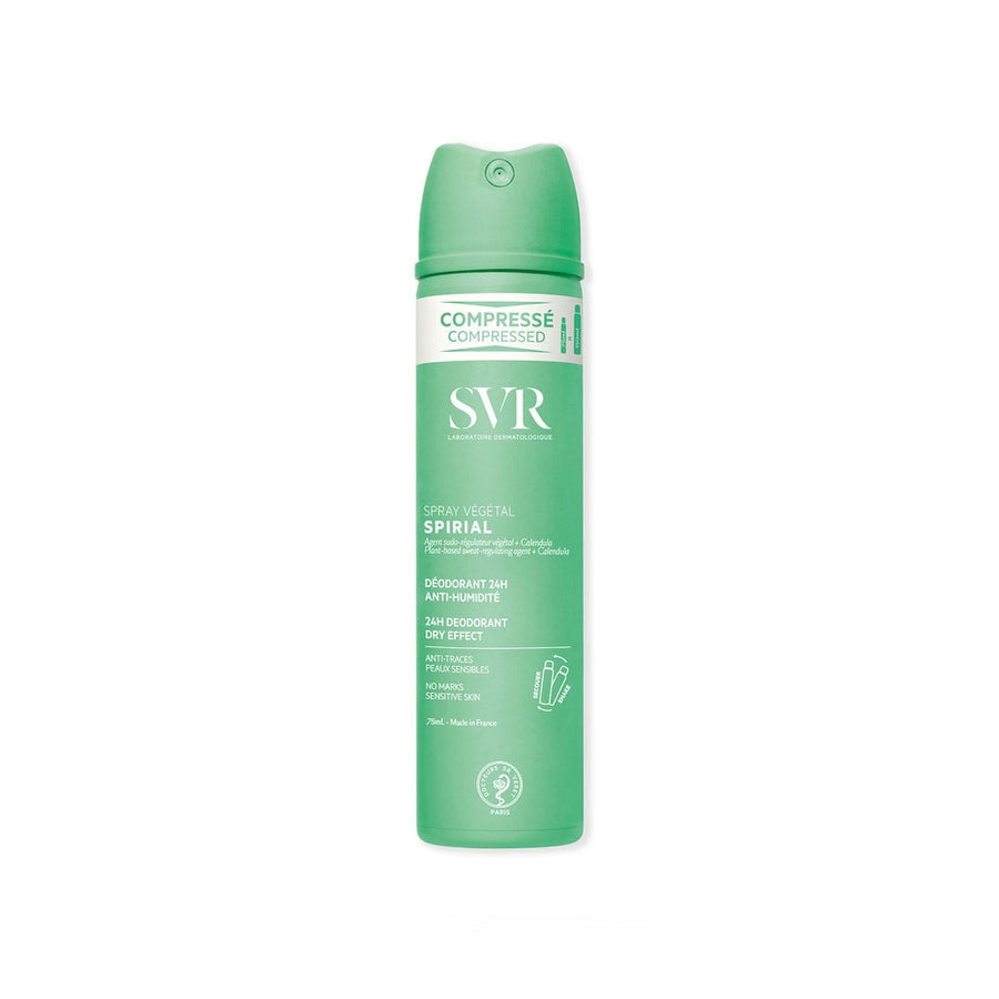 SVR Spirial Vegetable Deodorant Spray Anti-Sweat 48hr 75ml (2.53 fl oz)