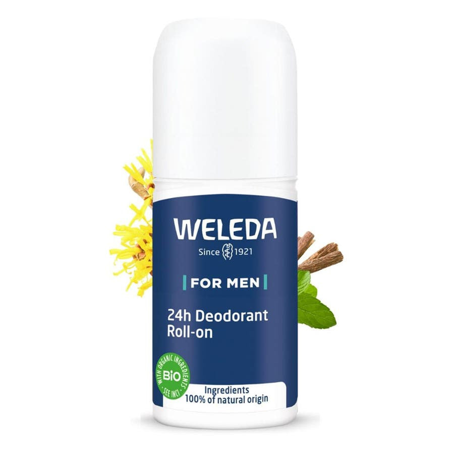 Déodorant Roll-On 24h Weleda Homme 50 ml 