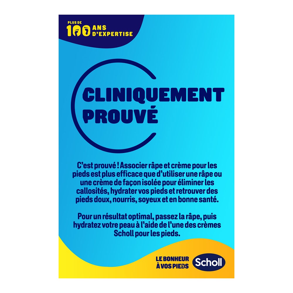 Scholl Nano-glass manual anti-callus Feet rasp x1