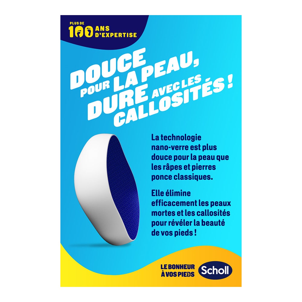 Scholl Nano-glass manual anti-callus Feet rasp x1