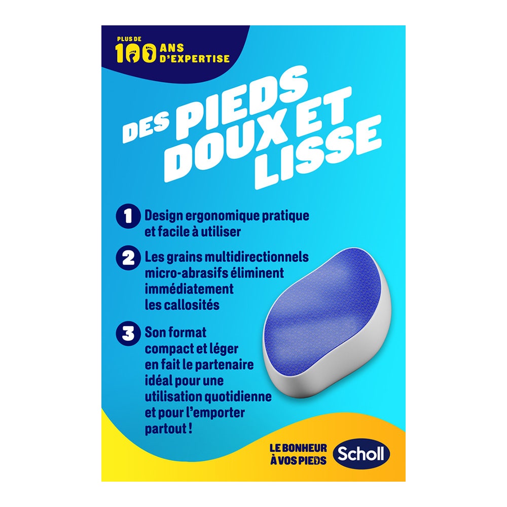 Scholl Nano-glass manual anti-callus Feet rasp x1