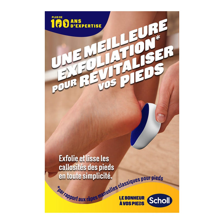 Scholl Nano-glass manual anti-callus Feet rasp x1