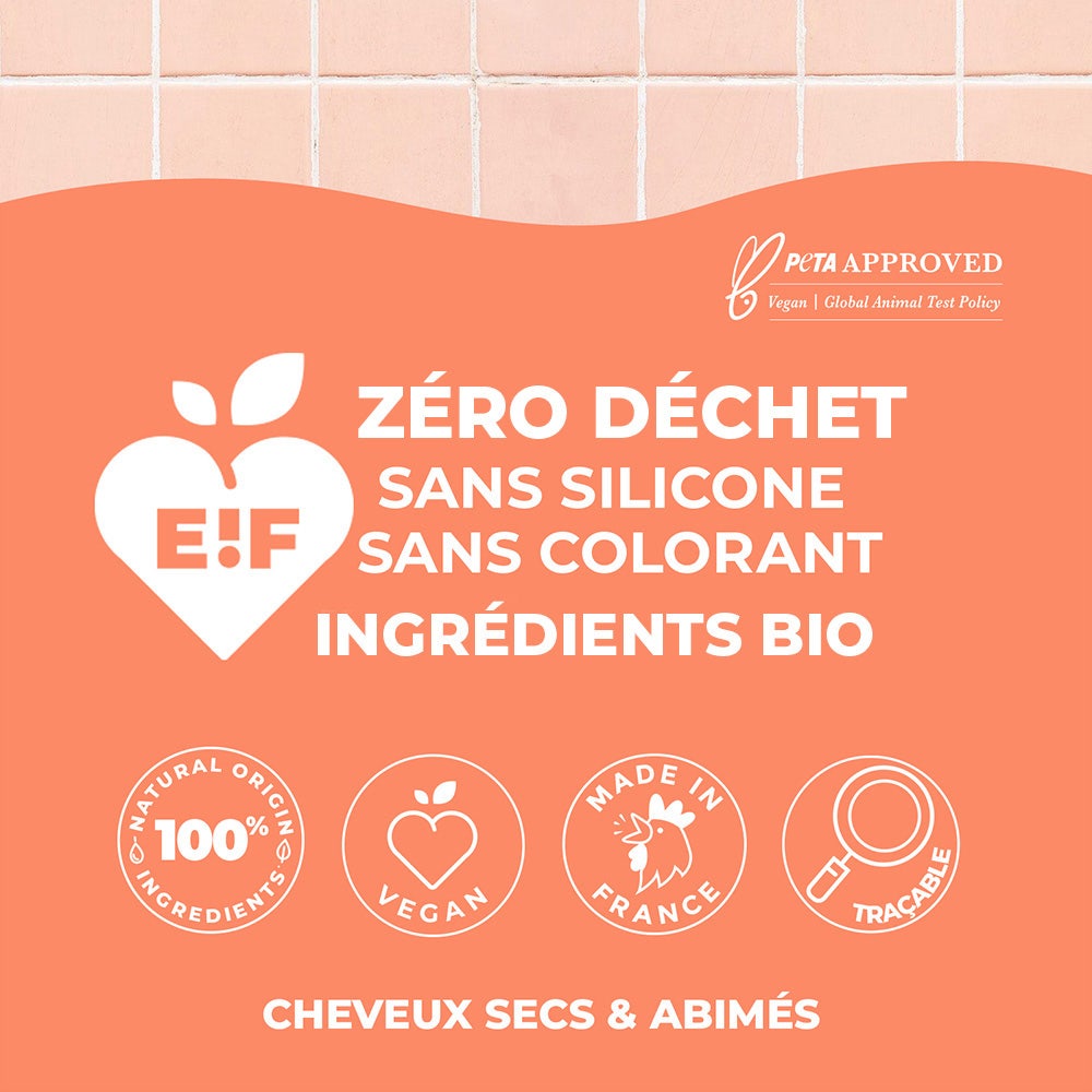 Energie Fruit Solide Monoi Bioes Shampoing Dry & Dommage Hair 60g (2,11 oz)