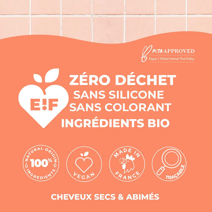 Energie Fruit Solide Monoi Bioes Shampoing Dry & Dommage Hair 60g (2,11 oz)