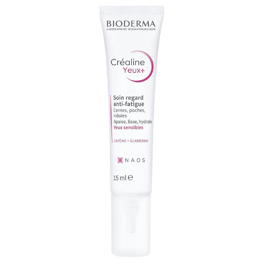 Bioderma Créaline Yeux+ Soin Défatigant Peaux Sensibles et Intolérantes 15 ml 