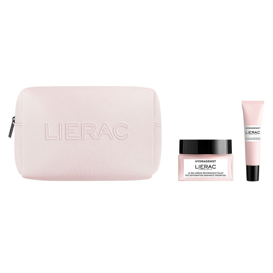 Lierac Hydragenist Face Hydration Gel-Cream + Eye Care Kits Normal to Dry Skin