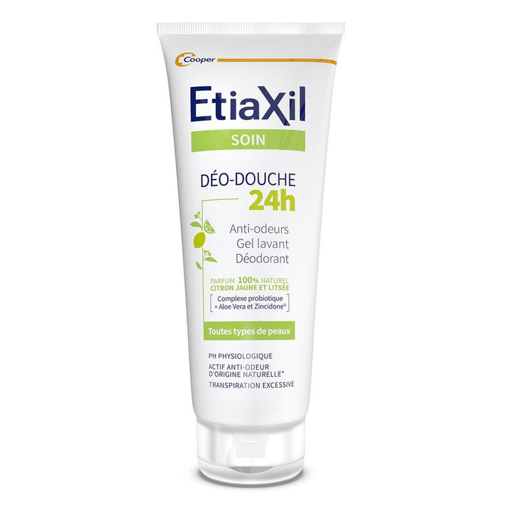 Etiaxil Shower Gel doccia agli agrumi 24 ore per sudorazione eccessiva, pelle sensibile 200ml
