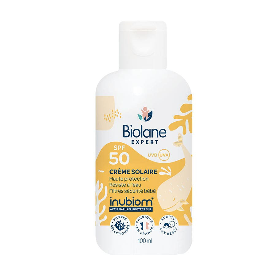 Biolane Expert Crème Solaire Bébés et Enfants SPF50 100 ml 