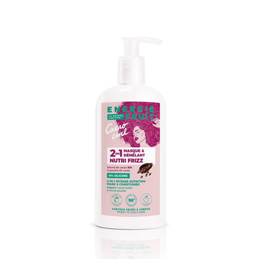 Energie Fruit Nutri Intense 2in1 Powder and Organic Cocoa Butter Mask Curly to frizzy hair 300ml (10.14fl oz)