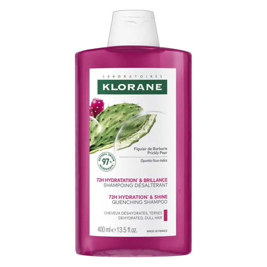 Klorane 72h Hydration & Shine Quenching Shampoo Prickly Pear