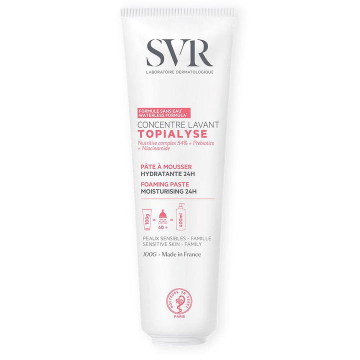 SVR Topialyse Pasta Espumosa Hidratante 24h 100g