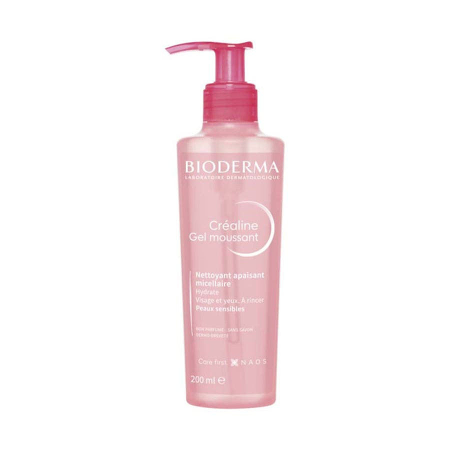 Bioderma Créaline Gel Nettoyant Moussant Peaux Sensibles 200 ml 