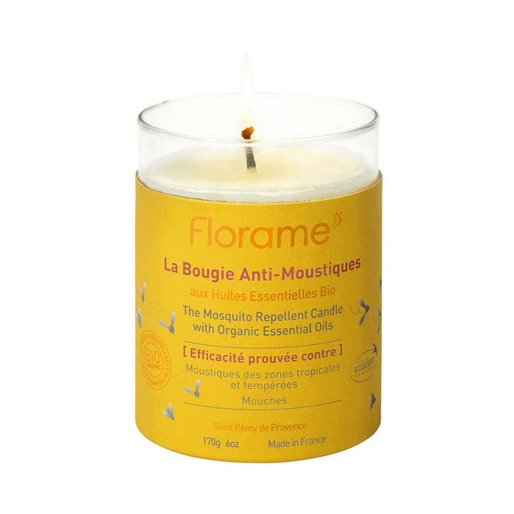 Florame Mosquito Repellent Candle With Essential Oils 170g (6.00oz)
