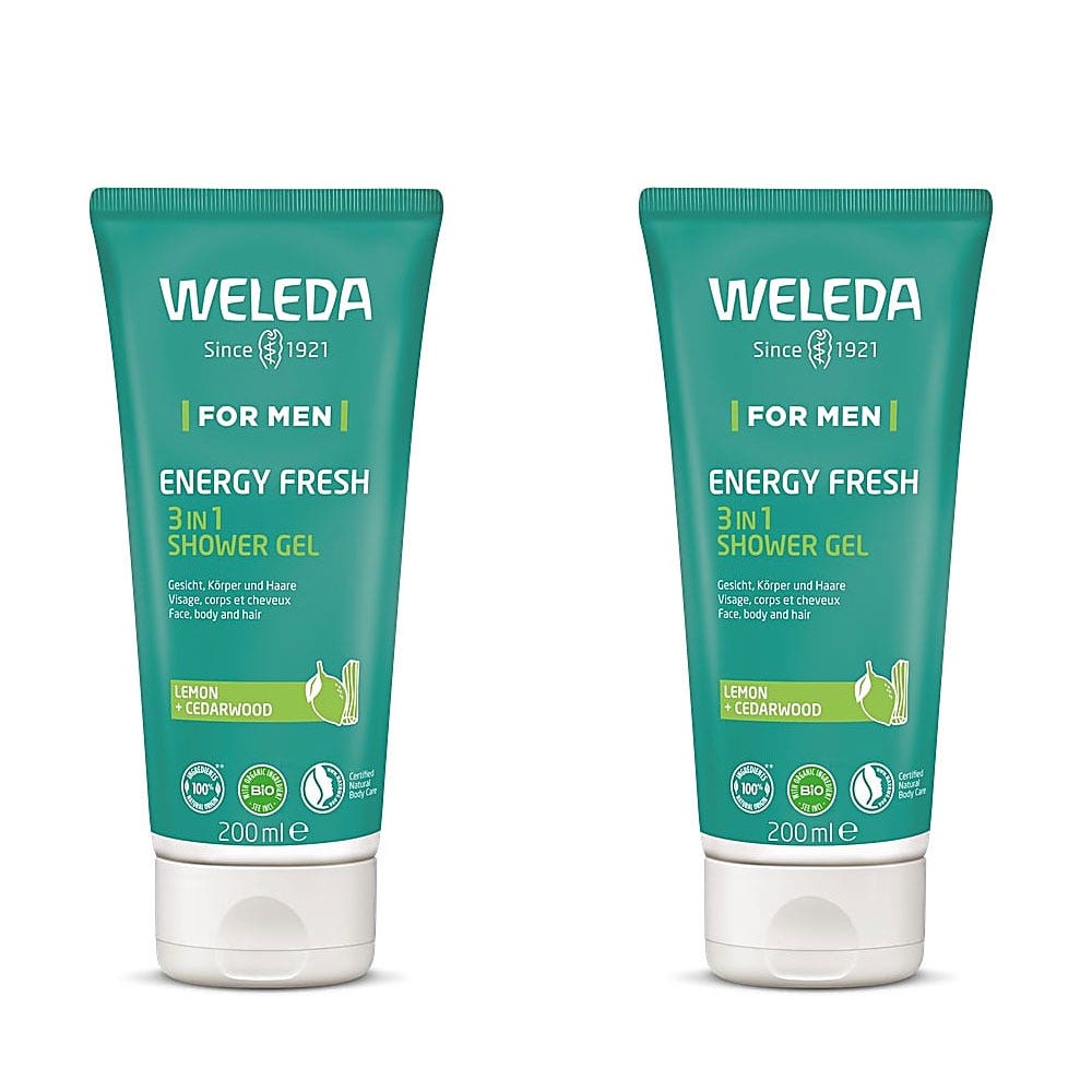 Weleda Man Energy Fresh 3in1 Shower Gel 2x200ml (6.76fl oz)