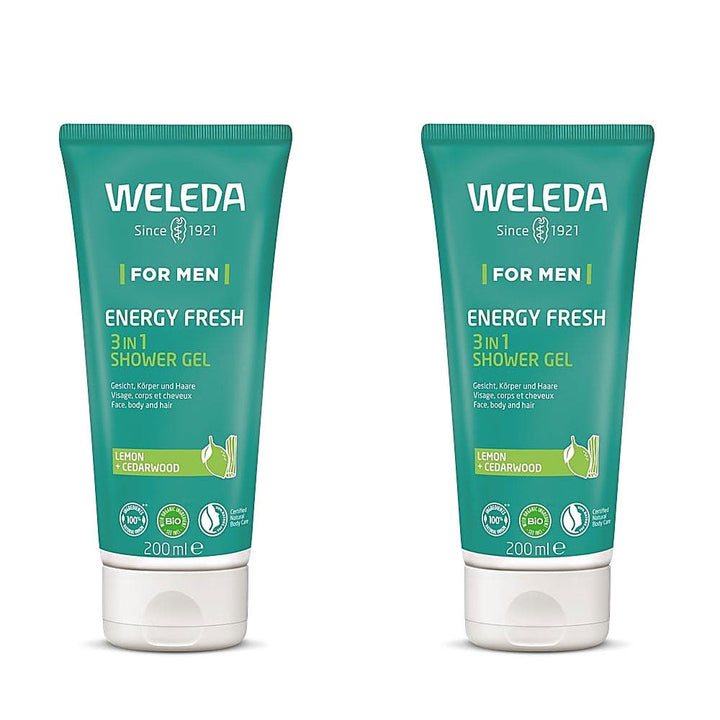 Weleda Man Energy Fresh Gel de Banho 3 em 1 2x200ml