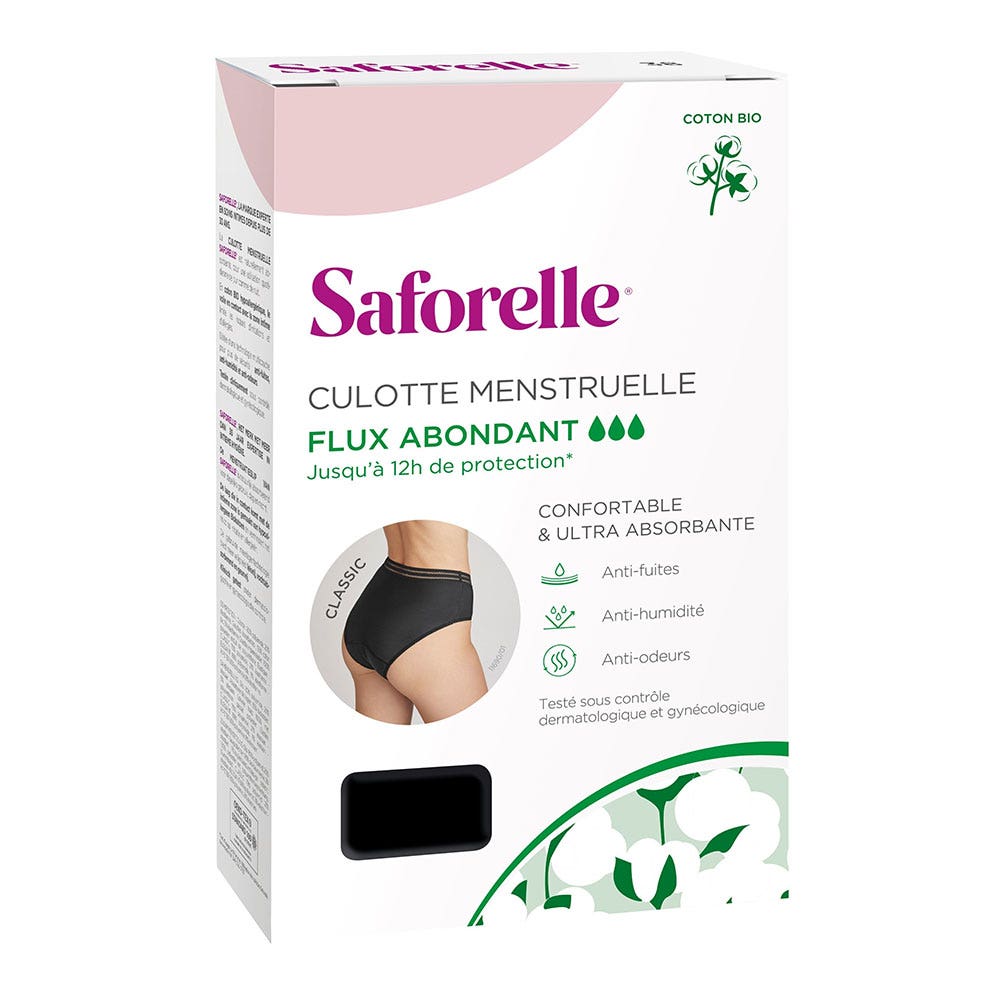 Saforelle Classic Ultra Absorbent menstrual panties Abundant flow