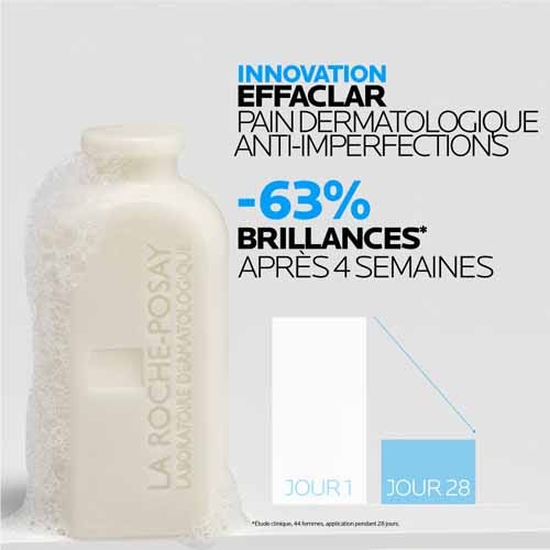 La Roche-Posay Effaclar Anti-Imperfection Dermatology Bread 65g (2.29 oz)