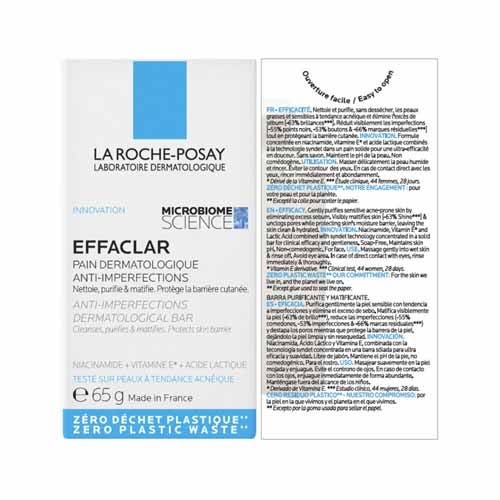 La Roche-Posay Effaclar Anti-Imperfection Dermatology Bread 65g (2.29 oz)
