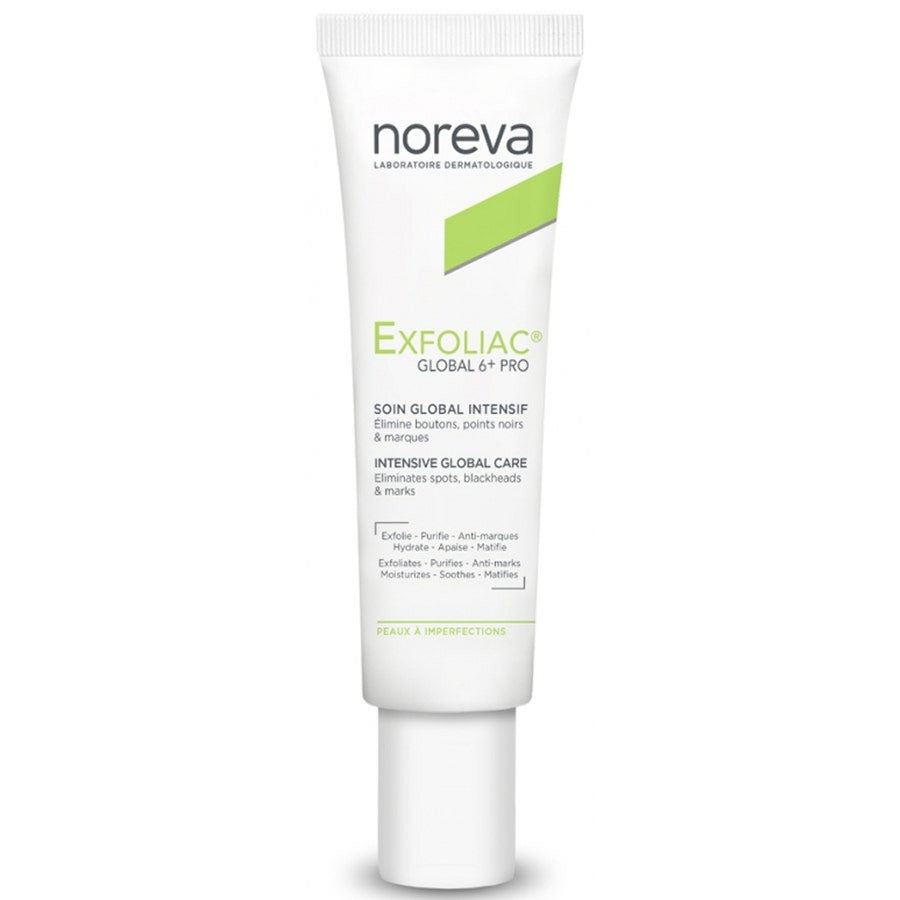 Noreva Exfoliac Global 6+ PRO Soin intensif pour peaux à imperfections 30 ml (1,01 fl oz) 