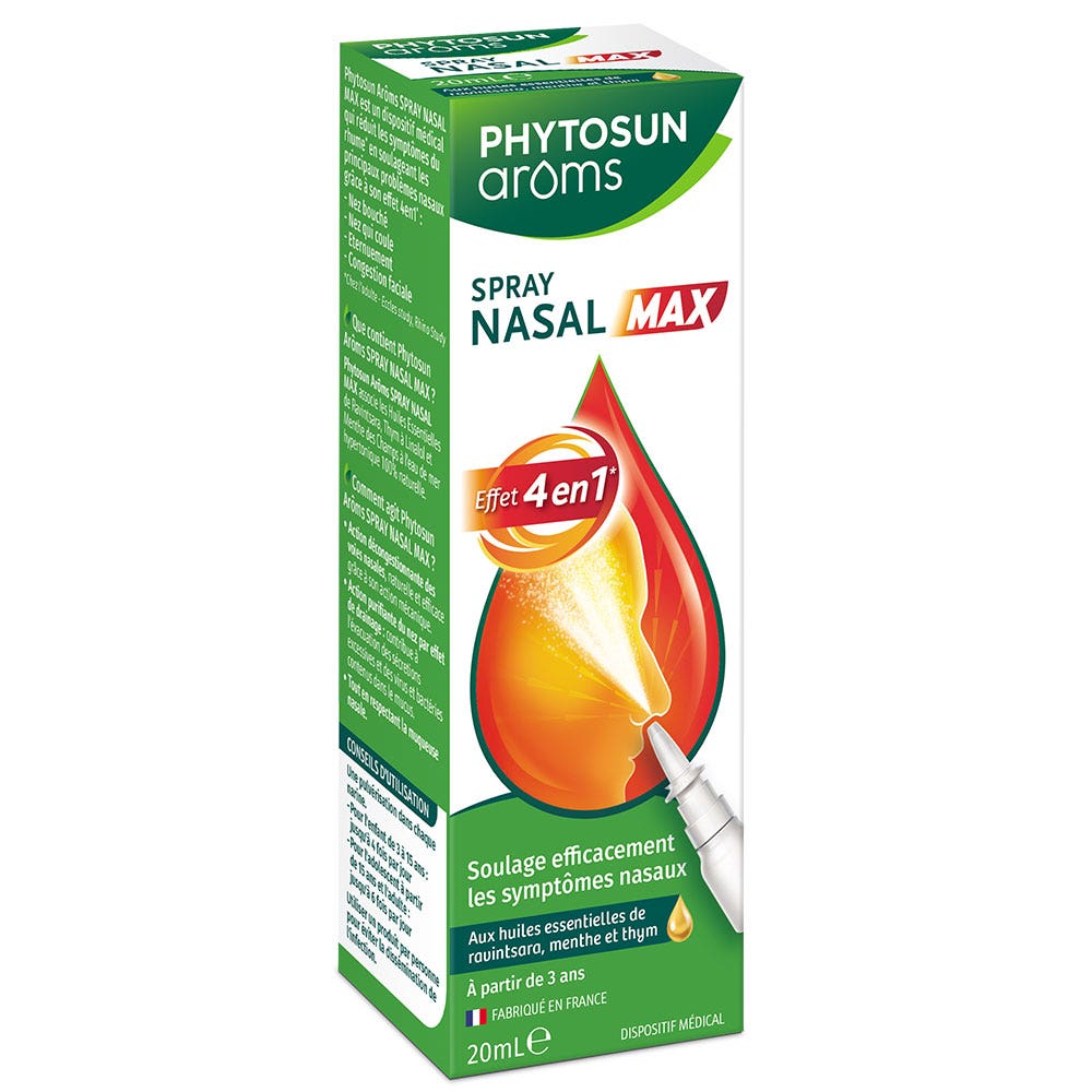 Phytosun Aroms Spray Nasal Max Effet 4 en 1 20ml (0.68fl oz)