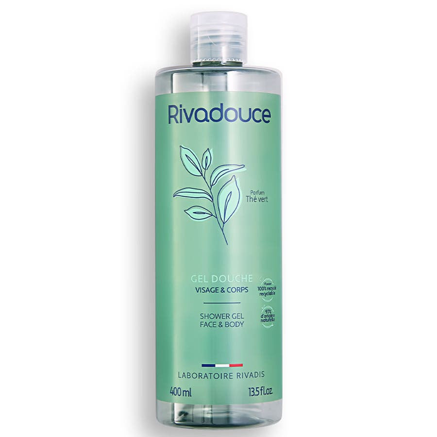 Rivadouce Shower Gel Green tea 400ml (13.52fl oz)