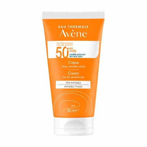 Avène Crème Solaire Très Haute Protection SPF50+ Peaux Sèches et Sensibles 50 ml 