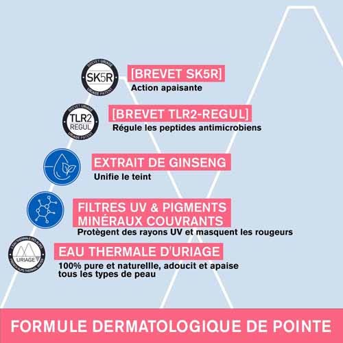 Uriage Roseliane CC Cream SPF30 Sensitive Skin Prone To Redness 40ml (1.35fl oz)