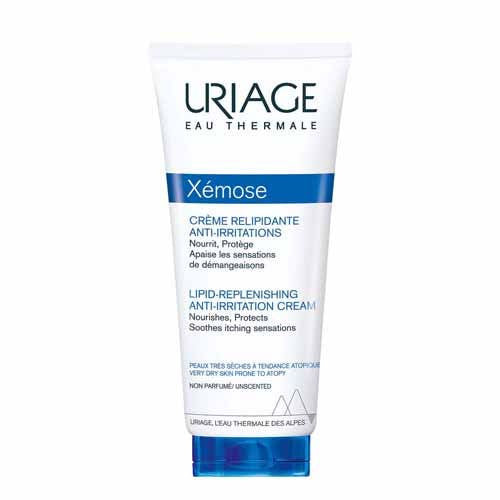 Uriage Xémose Lipid-Replenishing Anti-Irritation Cream for Very Dry Skin Prone to Atopy, 200ml