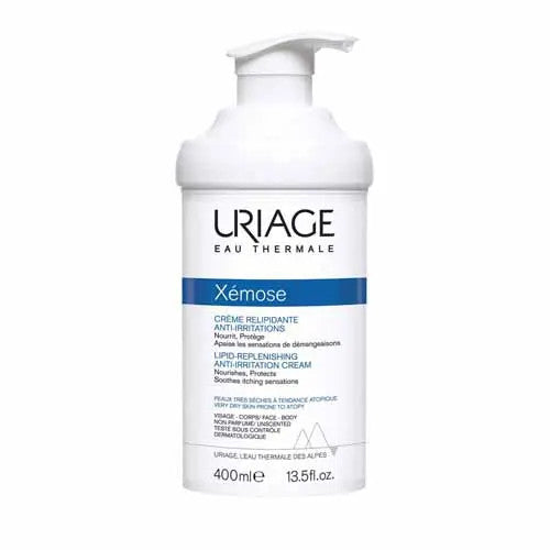 Uriage Xémose Lipid-Replenishing Anti-Irritation Cream for Very Dry Skin Prone to Atopy, 200ml