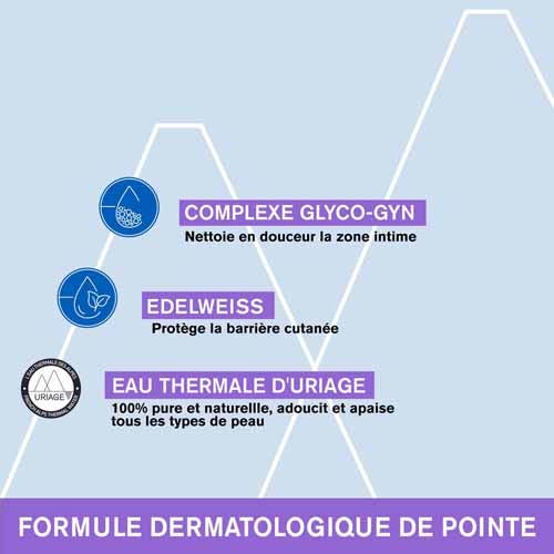 Uriage Gyn-Phy Intimate Hygiene Refreshing Gel Muqueuses Sensibles 500ml (16.91fl oz)